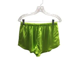 Ettitude Shorts Women's Size Small Green Stretch 100% Bamboo Lyocell Light